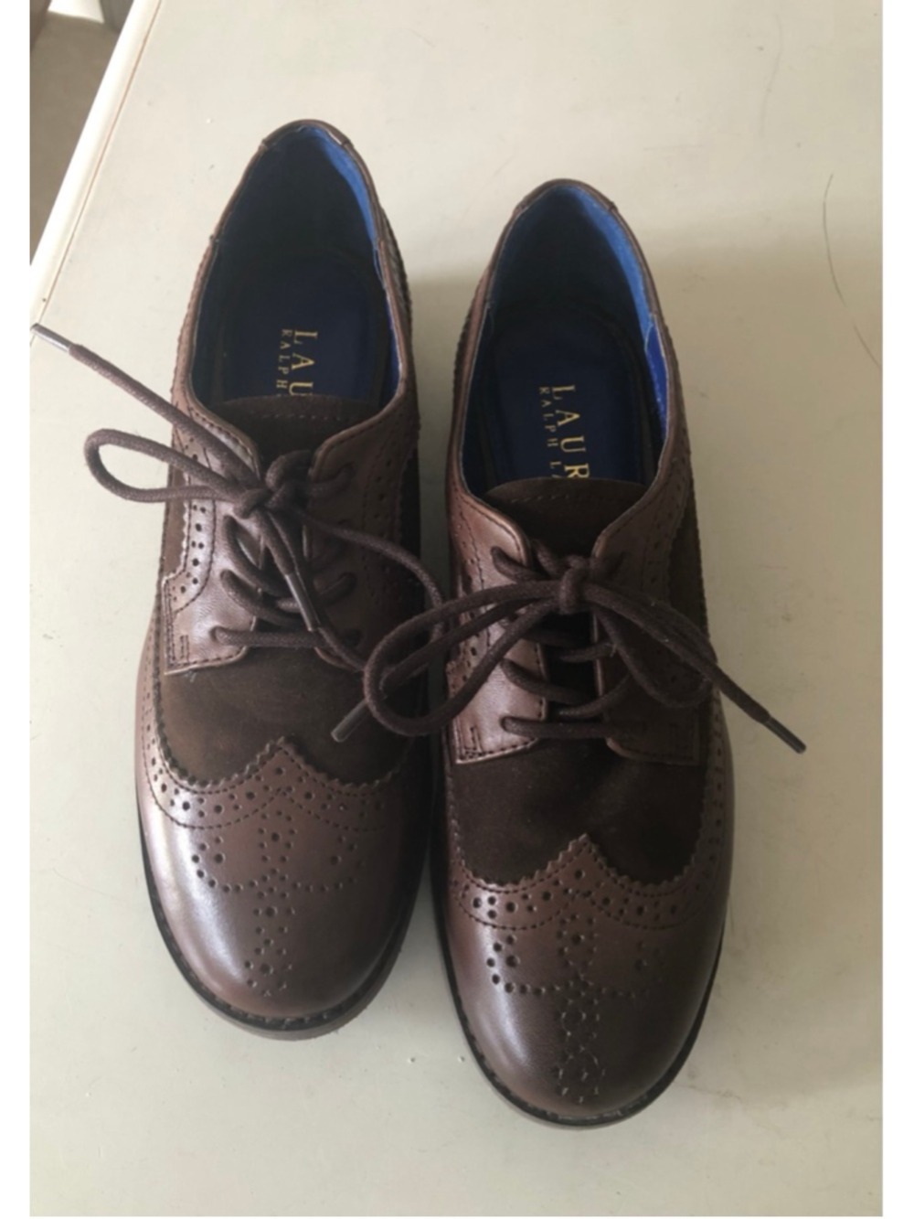 Size 6.5B Lauren Ralph Lauren Imogen Oxfords Preppy Collegiate Americana Womens